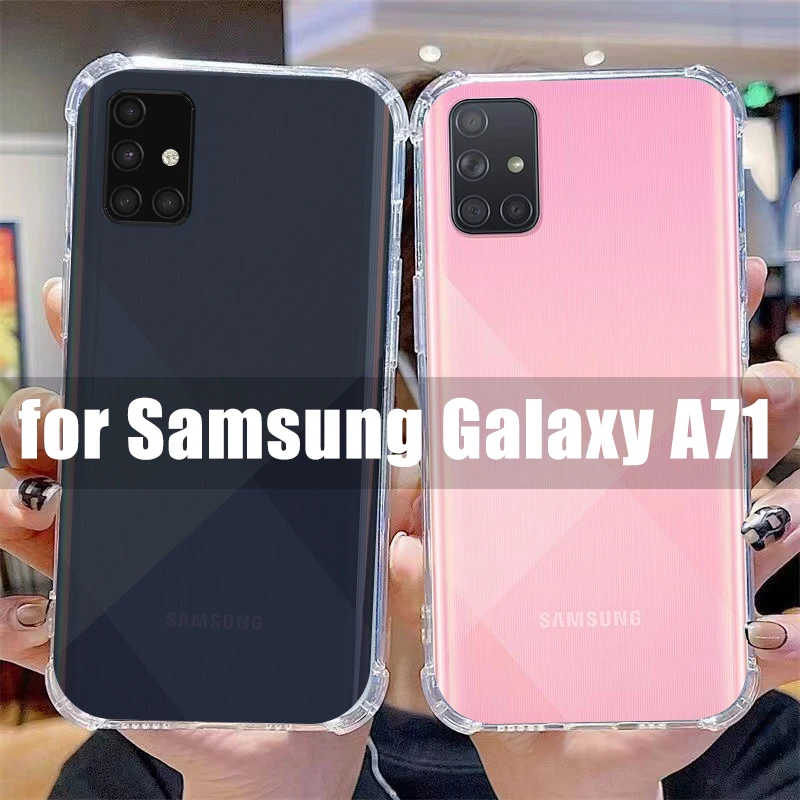 

Защитные Противоударные Защитные чехлы для Samsung Galaxy A71, прозрачный чехол для телефона с подушкой безопасности, чехол для Samsung Galaxy A 71, Размер 6,7 дюйма