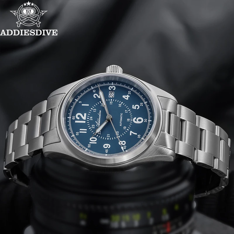 Часы ADDIESDIVE новое саппирное платье NH35 автоматические часы механические 39 мм