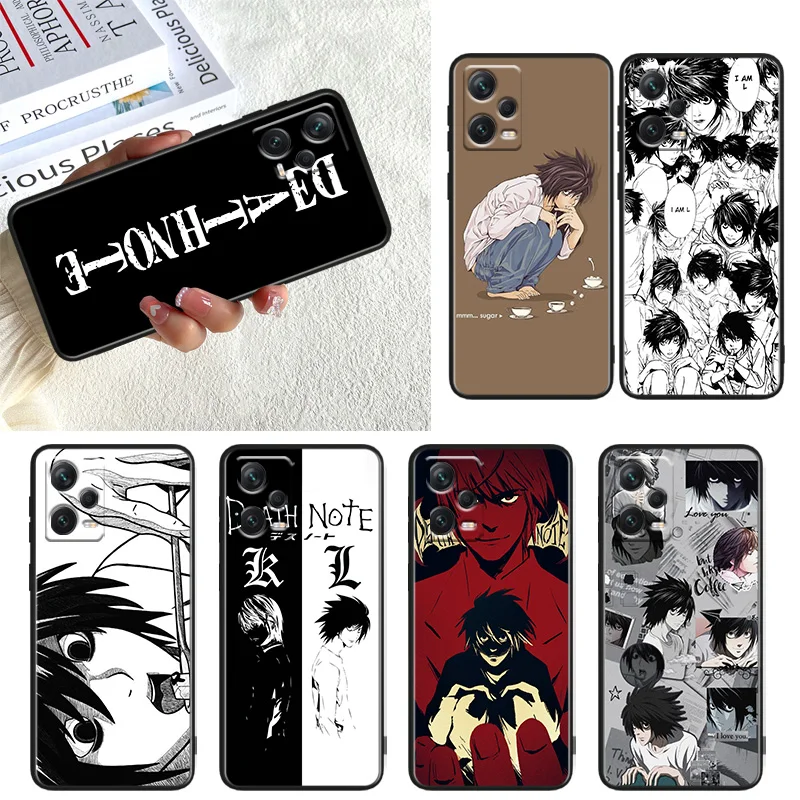 

Anime Manga Death Note Ryuk Phone Case For Xiaomi Redmi Note 11E 11T 11S 10T 10S 9S 9T 8T 7 Pro Plus Lite Max Black Cover