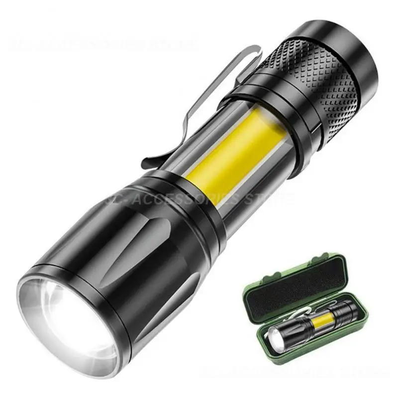 

Usb Charge Penlight Adjustable Led Light Hot Torch Lamp Lantern Zoom Focus Waterproof New Mini Led Flashlight 2000lumen 2023
