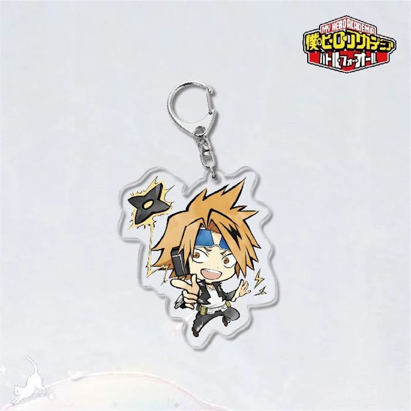 My Hero Academia Keychain Cartoon Characters Midoriya Izuku Bakugo Katsuki Todoroki Shoto Double Sided Acrylic Charm Key Chain |