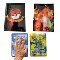 new 21x15cm pokemon cards english battle game card customized energy card collection pikachu rare children toy
