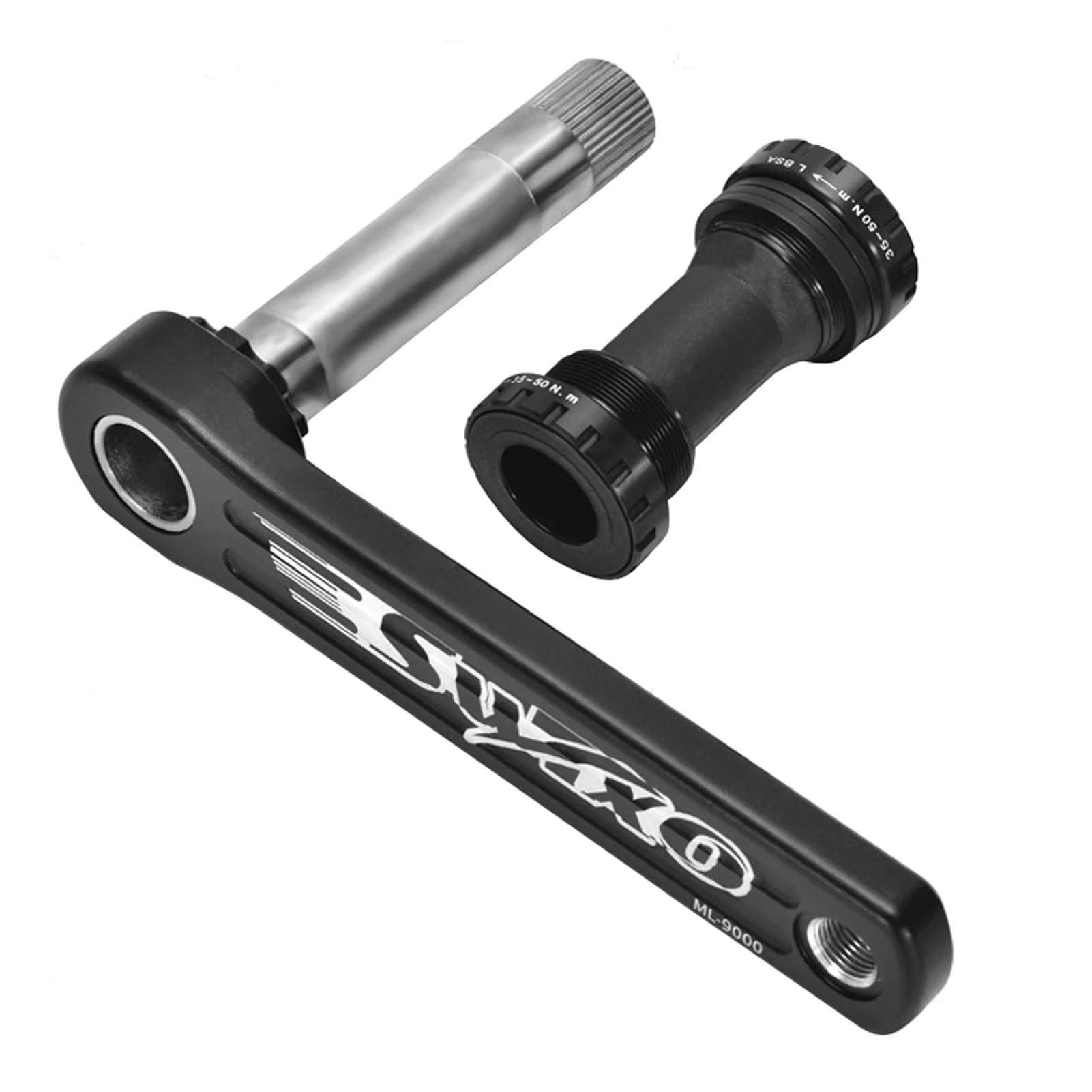 

BB Hollowed Parts Aluminum Alloy Cycling Arm Mountain Bike Bicycle Crankset 170mm 175mm Accessories Durable With Bottom Bracket