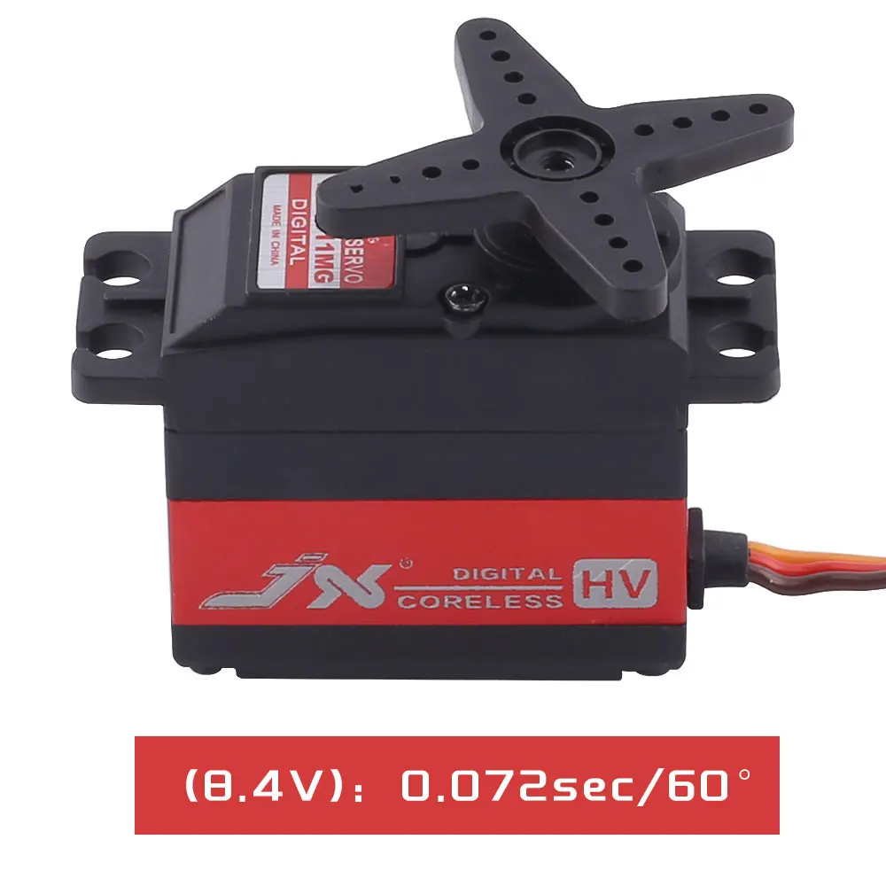 Rc Servo Jx Pdi-Hv5911Mg 11 кг высокоточная металлическая Шестерня высокого напряжения цифровая металлическая Шестерня без сердечника стандартный сервопривод для радиоуправляемого автомобиля
