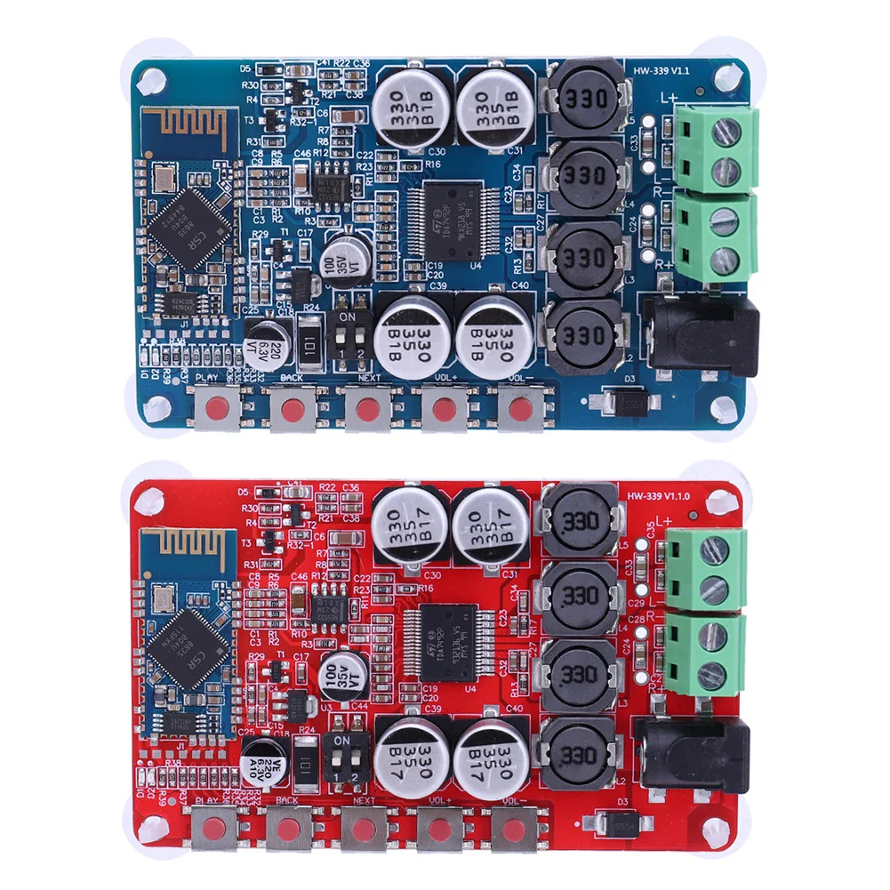 

Цифровой музыкальный модуль усилителя TDA7492P 50 Вт + 50 Вт Bluetooth-Совместимый Беспроводной аудиоприемник CSR4.0 для динамиков своими руками