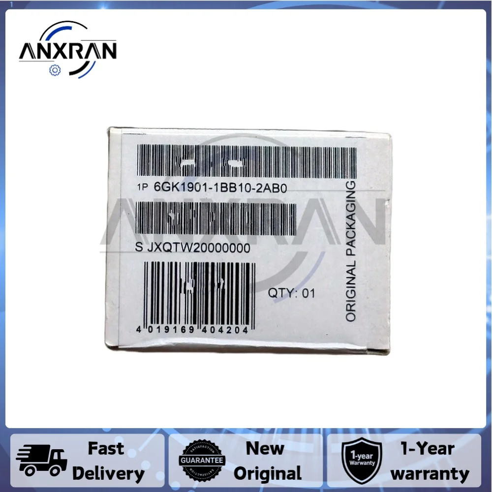 Фото Новый оригинальный разъем Siemens 6GK1901-1BB10-2AB0 6GK19011BB102AB0 IE FC RJ45 180 2x2 (10 штук) для модуля ПЛК №4