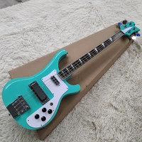 this is a professional 4 string bass electric guitar which is sky blue beautiful in appearance and unique in timbre