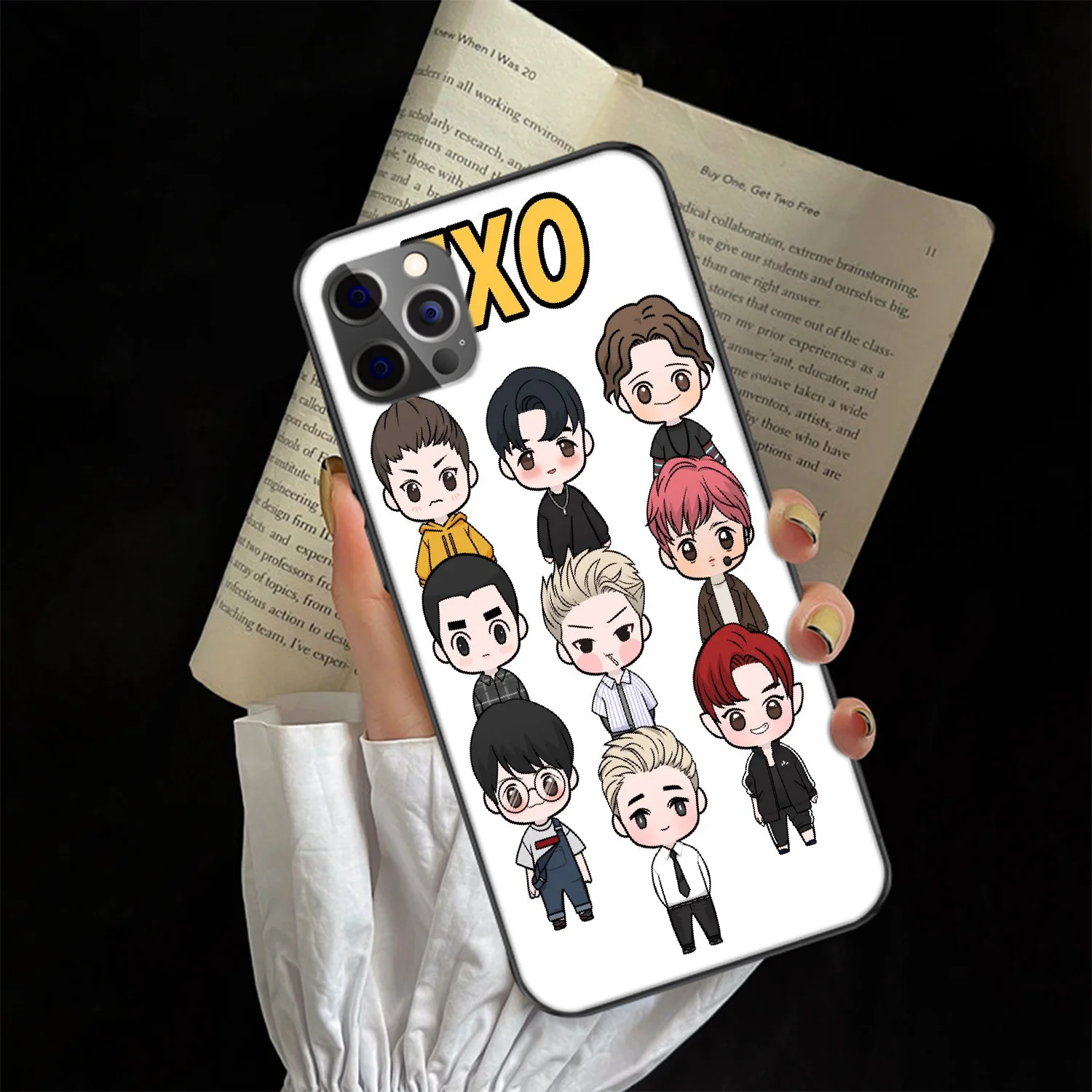 Чехол для телефона EXO Korea Kpop Girls Samsung Galaxy Note S 8 9 10 20 Plus E Lite Uitra Черный