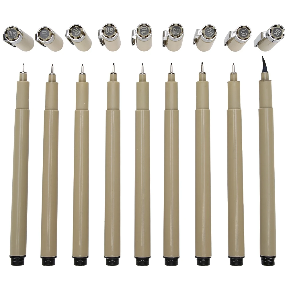 

Fineliner Pens Set Waterproof Drawing Ink Pen Non‑Toxic Designer Needle Fineline Pen Fineliner Pens Set