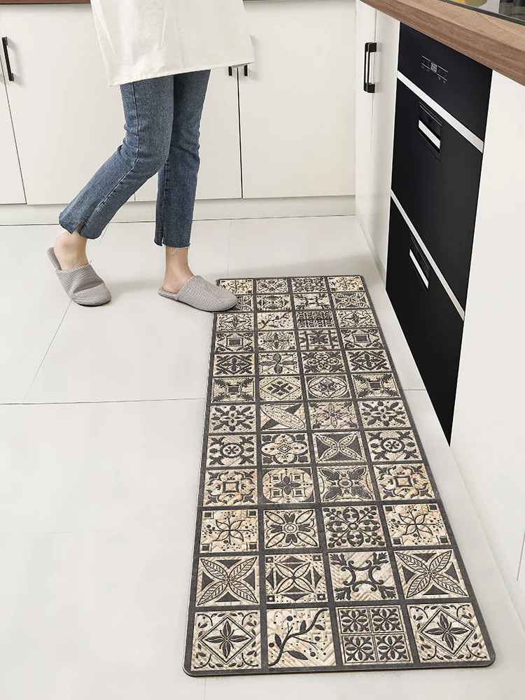

Non-slip Kitchen Carpet Home Soft Bath Mats Water Absorption Foot Mats Rugs for Bathroom Living Room Bedroom