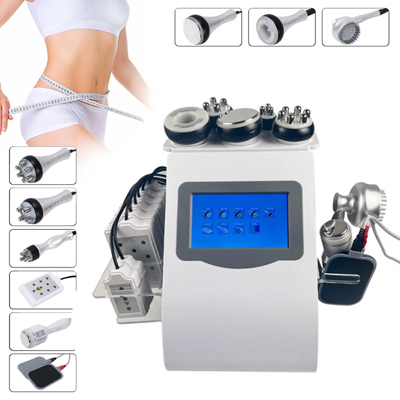 

40K 6 In 1 Lipolaser Cavitation Machine Rf Skin Lifting Radio Frequency Skin Tightening Lipocavitation Fat Burner Body Slimming