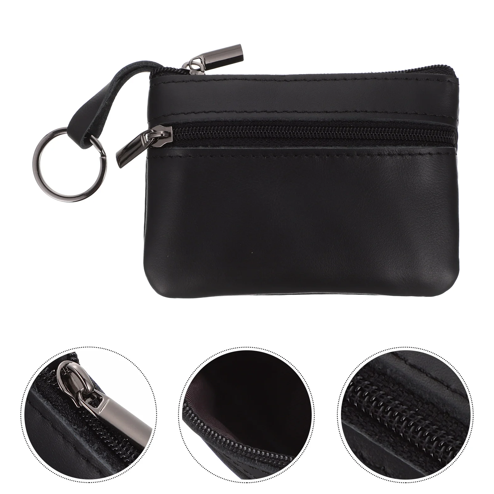 

Coin Purse Small Card Case Wallet Palm Size Change Keychain Versatile Pouch Girls Storage Bag Fob