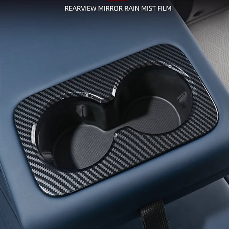 ABS углеродное волокно с рисунком чашки для воды украшение на задний подлокотник