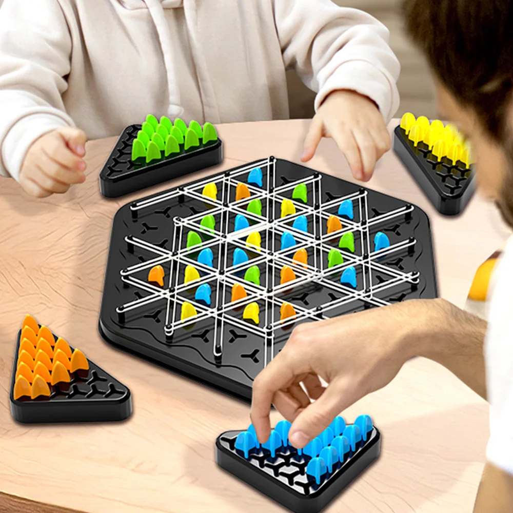 Новый Набор Шахмат С Треугольной Цепочкой И Резиновым Поясом Интерактивная Игра