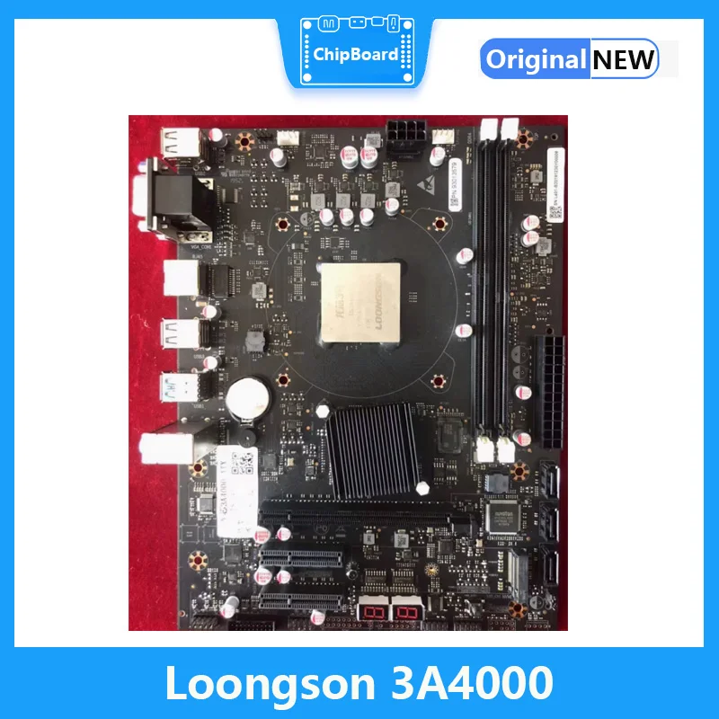 Хост-плата Loongson 3A4000 Core Borad UOS обеспечивает прошивку BIOS с несколькими тактовыми
