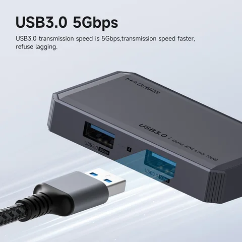 Hagibis USB 3.0 коммутатор для двух компьютеров