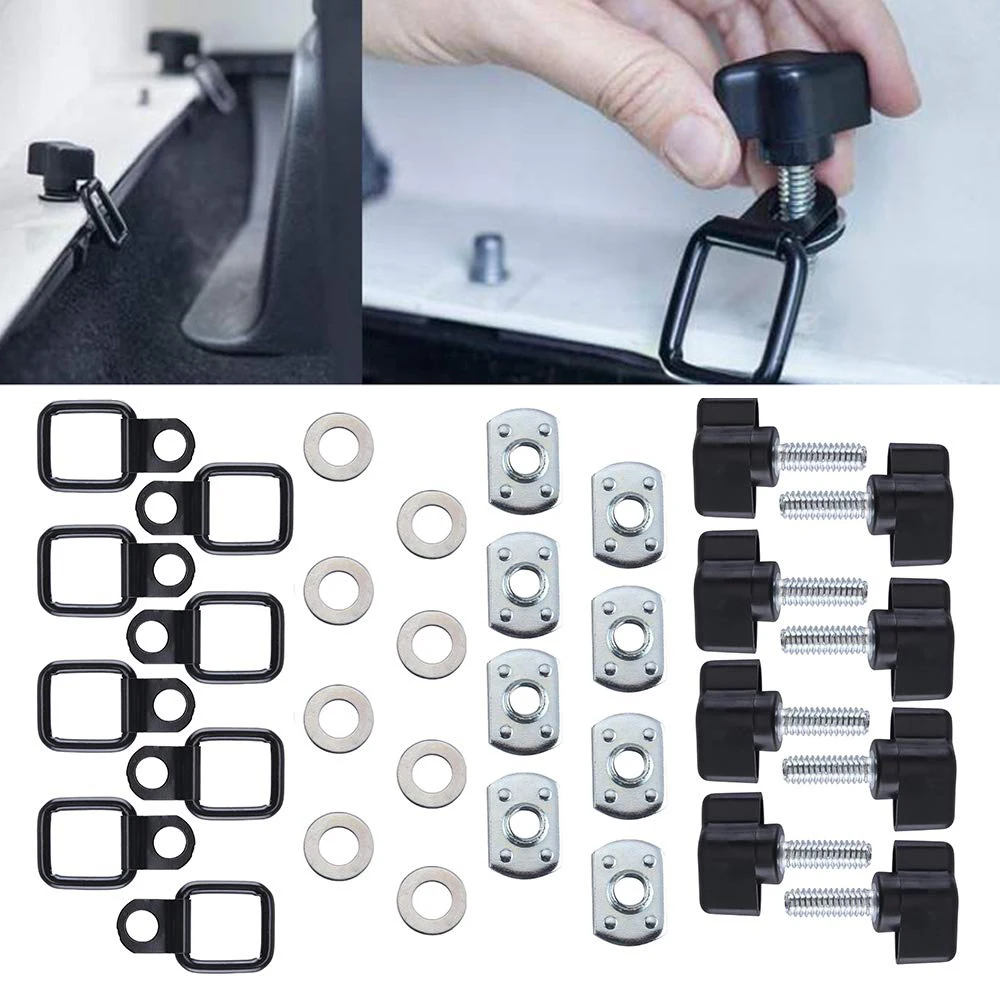 1 компл. Крепеж гайка шайба болт зажим D-образные кольца груз прицеп крепление для