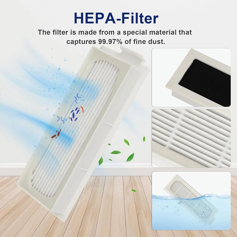 Запчасти для робота-пылесоса ECOVACS DEEBOT T20 Omni основная боковая щетка Hepa фильтр