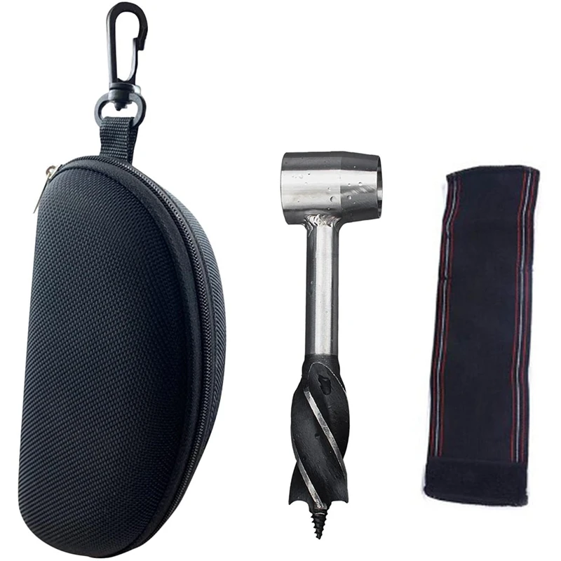 

Ручное сверло из шнека для поселенцев, наконечник для дрели, с сумкой для хранения