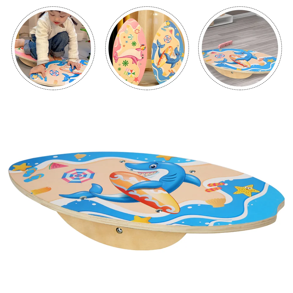 Детская игровая балансировочная доска детские качели деревянная бытовая