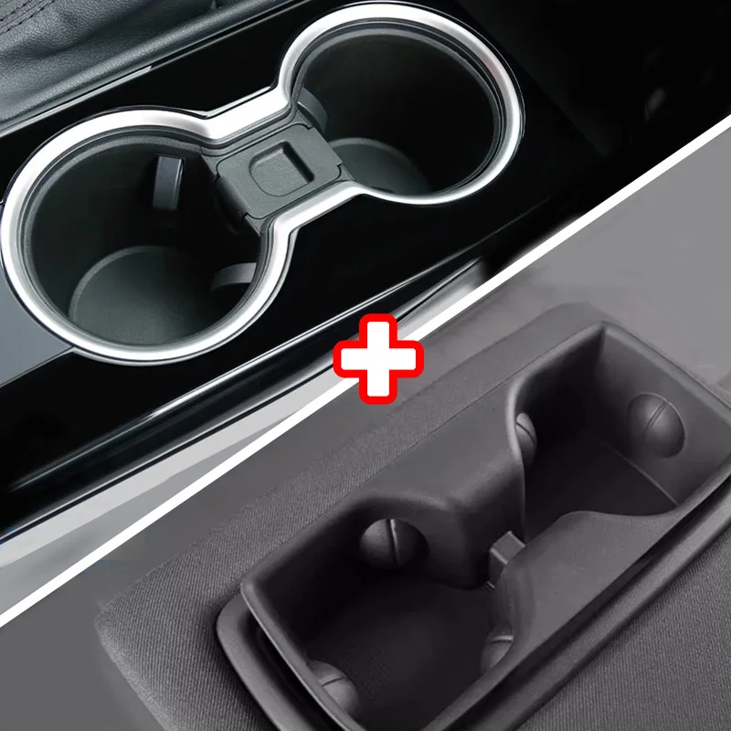 

TAJIAN автомобильный держатель для стакана с водой, накладки на переднее и заднее сиденье, ящик для хранения чашек, аксессуары для Toyota Highlander Crown Kluger 2022-2025