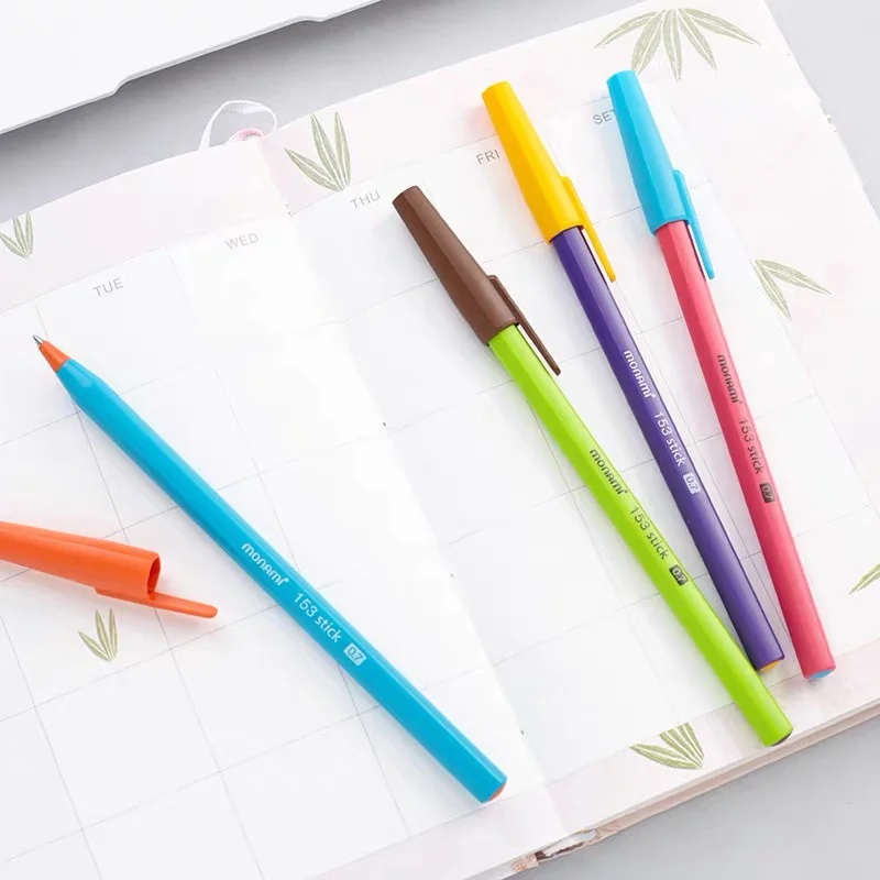 

Корейская брендовая шариковая ручка, милые ручки 0,7 мм, офисные аксессуары, цветной держатель, канцелярские принадлежности для письма