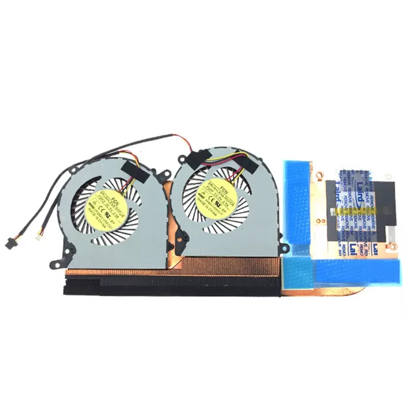 Новый Кулер для ноутбука, охлаждающий вентилятор для ЦП и графического процессора CLEVO P650N NP8651 P650SE P651SE/SG