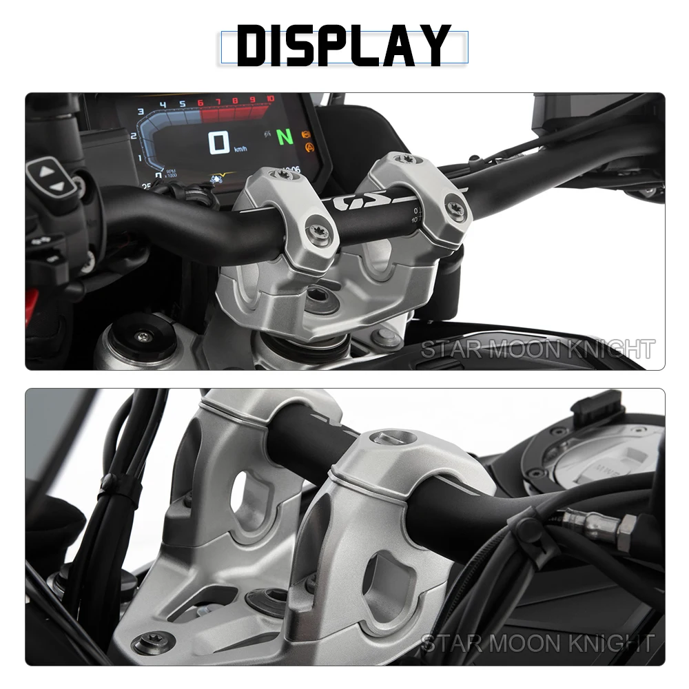 Для BMW R1300GS R 1300 GS ADV R1300RT R1300 RT мотоциклетный руль, подъемник ручки 38 мм, передний мобильный 27 мм (art.: 3920d35fe166e) - 3920d35fe166e
