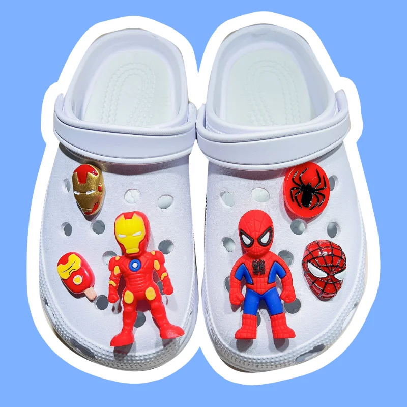 

Suit Sale Cool Spider Man Shoes Charms for Crocs Charms for Crocs Accessories for Croc Decor Mens Womens Garden Shoes Decor Gift