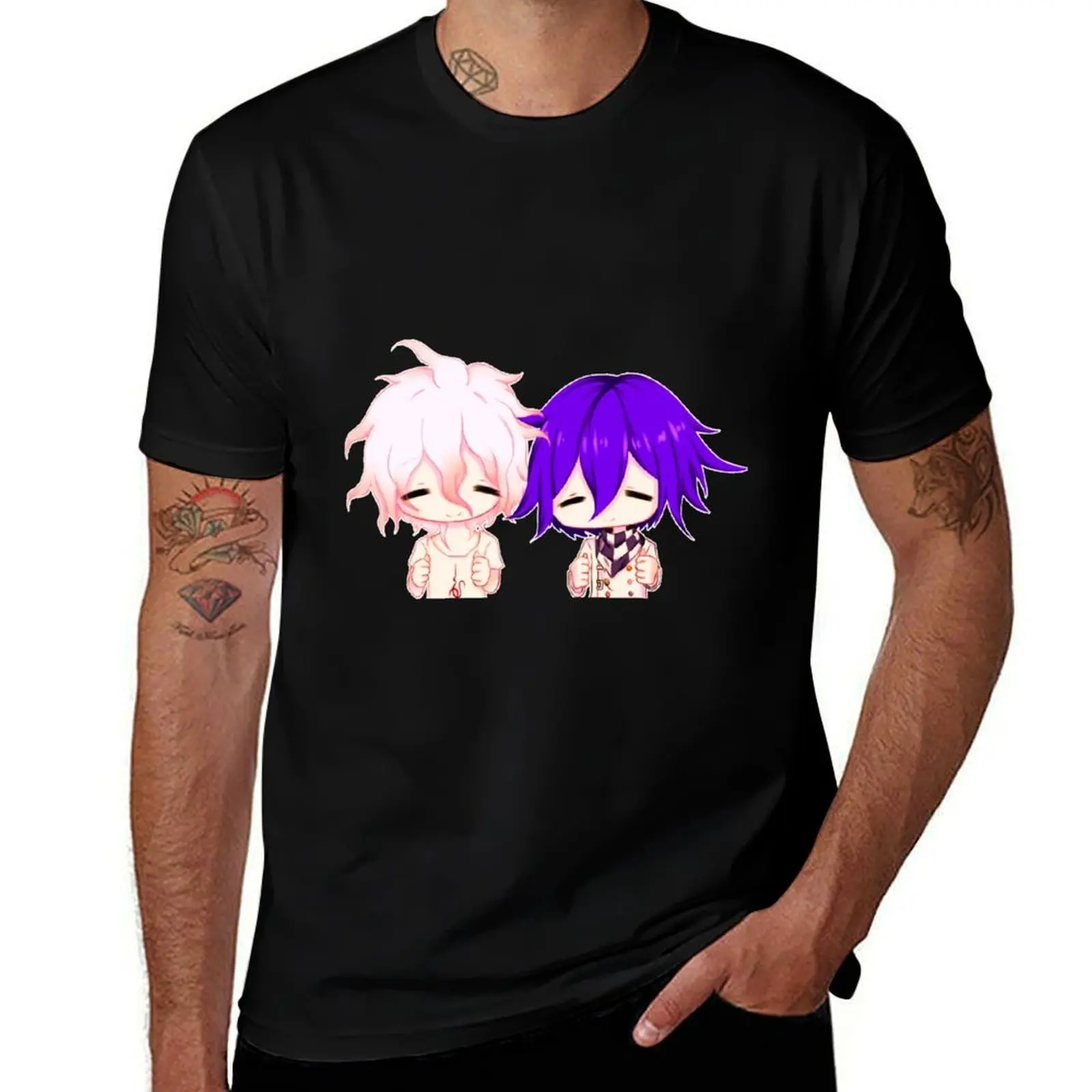 Фото Футболка Komaeda Nagito и Kokichi Ouma [KomaIchi] Danganronpa, быстросохнущая футболка для путешествий №1