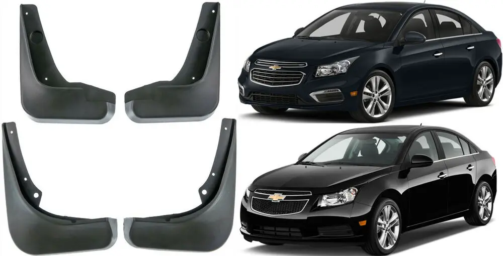 

OEM Set Splash Guards Mud Flaps Fit For 2009-2015 Chevy Chevrolet Cruze Sedan