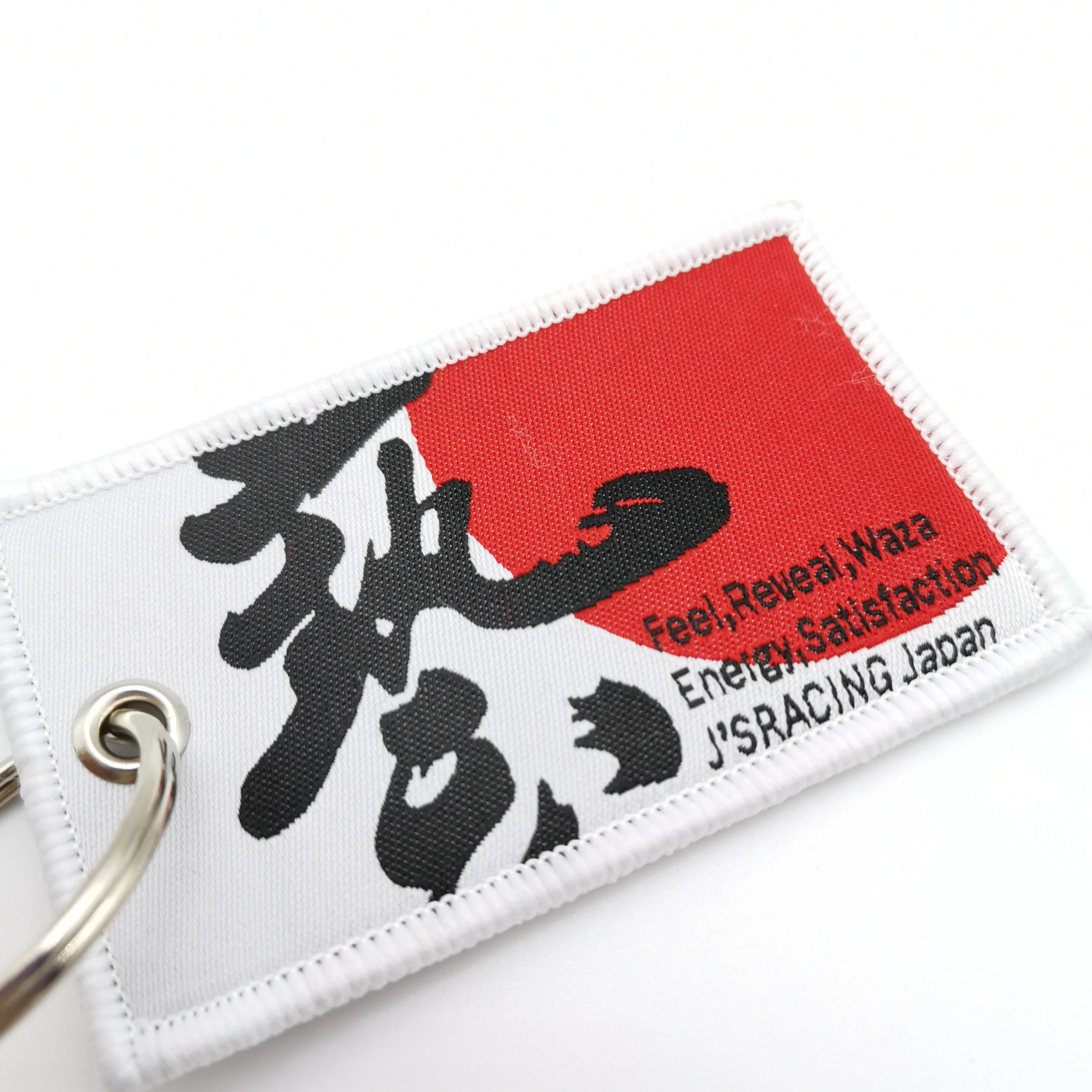 

Вышитый автомобильный брелок для JDM, брелок для гоночных ключей, нейлоновый тканый брелок для ключей, аксессуары для автомобильных мотоциклов