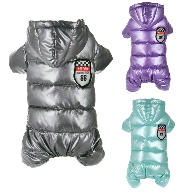 

Winter Warm Dog Clothes For Small Medium Dogs Cat Waterproof Puppy Jumpsuit Pet Coat Chihuahua Yorkie Hoodies Jacket Ropa Perro