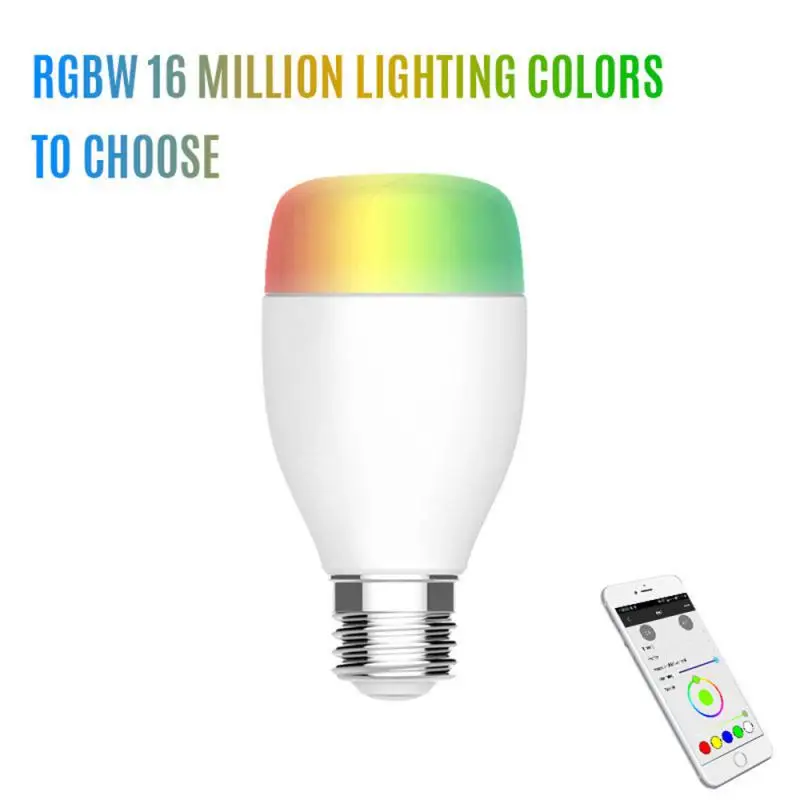 

Wifi 2,4Hz дистанционное управление E27 Alexa Voice Smart 7W светильник Bulb Led мобильный телефон энергосберегающая Женская лампа умный дом