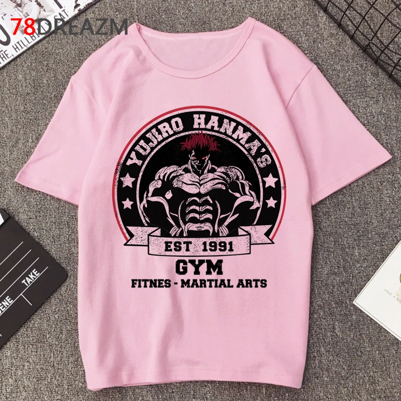 

Одежда Baki, Мужская Уличная одежда, Женская белая футболка, летний топ, футболка в стиле Харадзюку