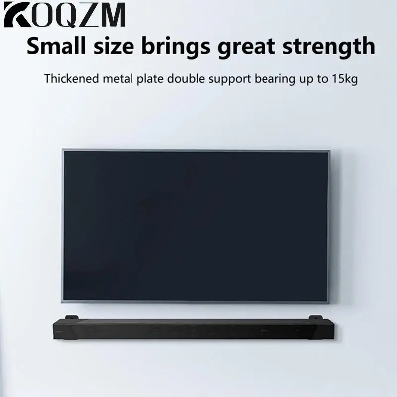 

Sound Bar Bracket Universal Non-slip Metal Sound Bar Wall Mount Living Room Bracket Speaker Metal Wall Bracket