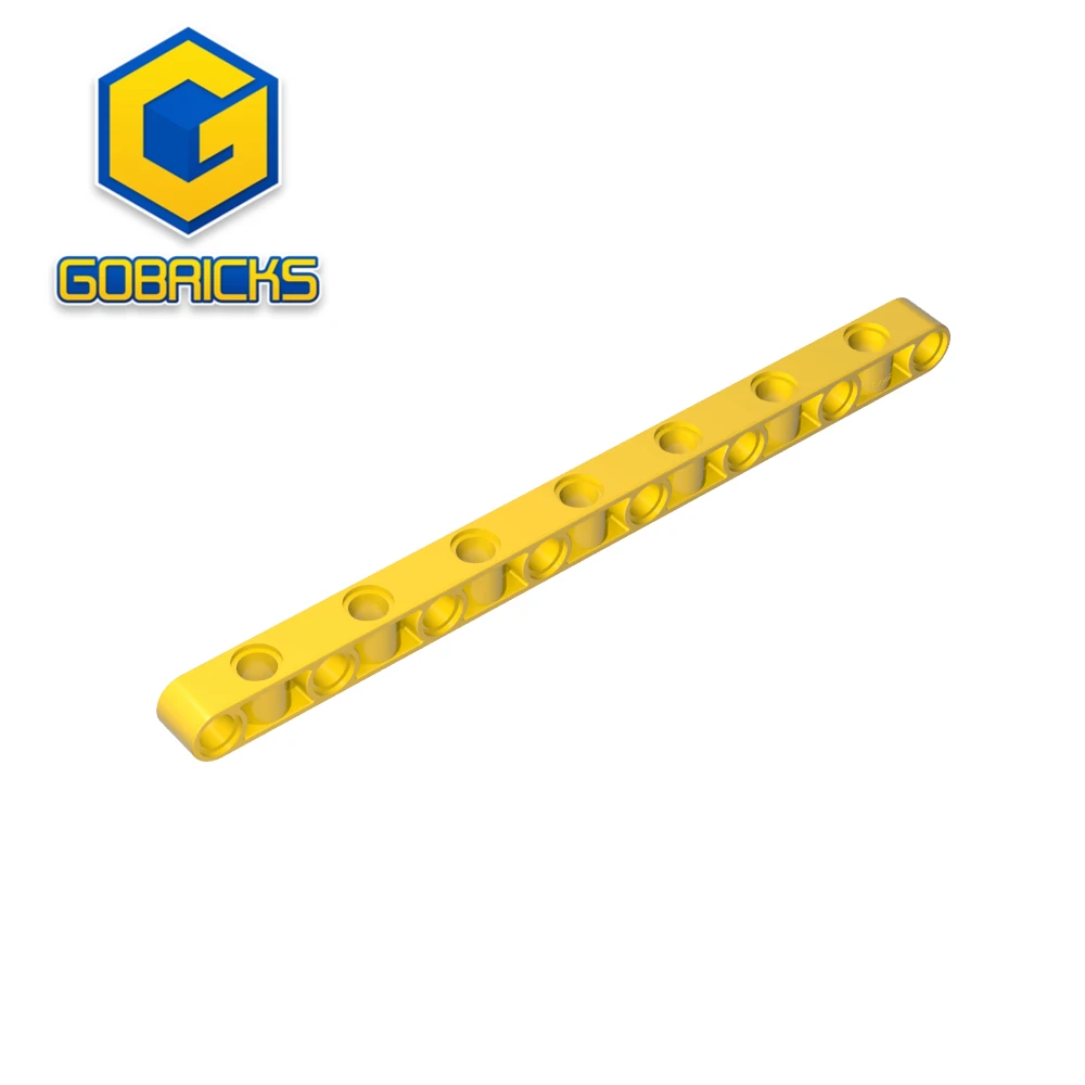 Фото Gobricks GDS-2082 Технический луч толщиной 1 x 13, с альтернативными отверстиями, совместимый с игрушками из деталей lego Сборка блоков №1