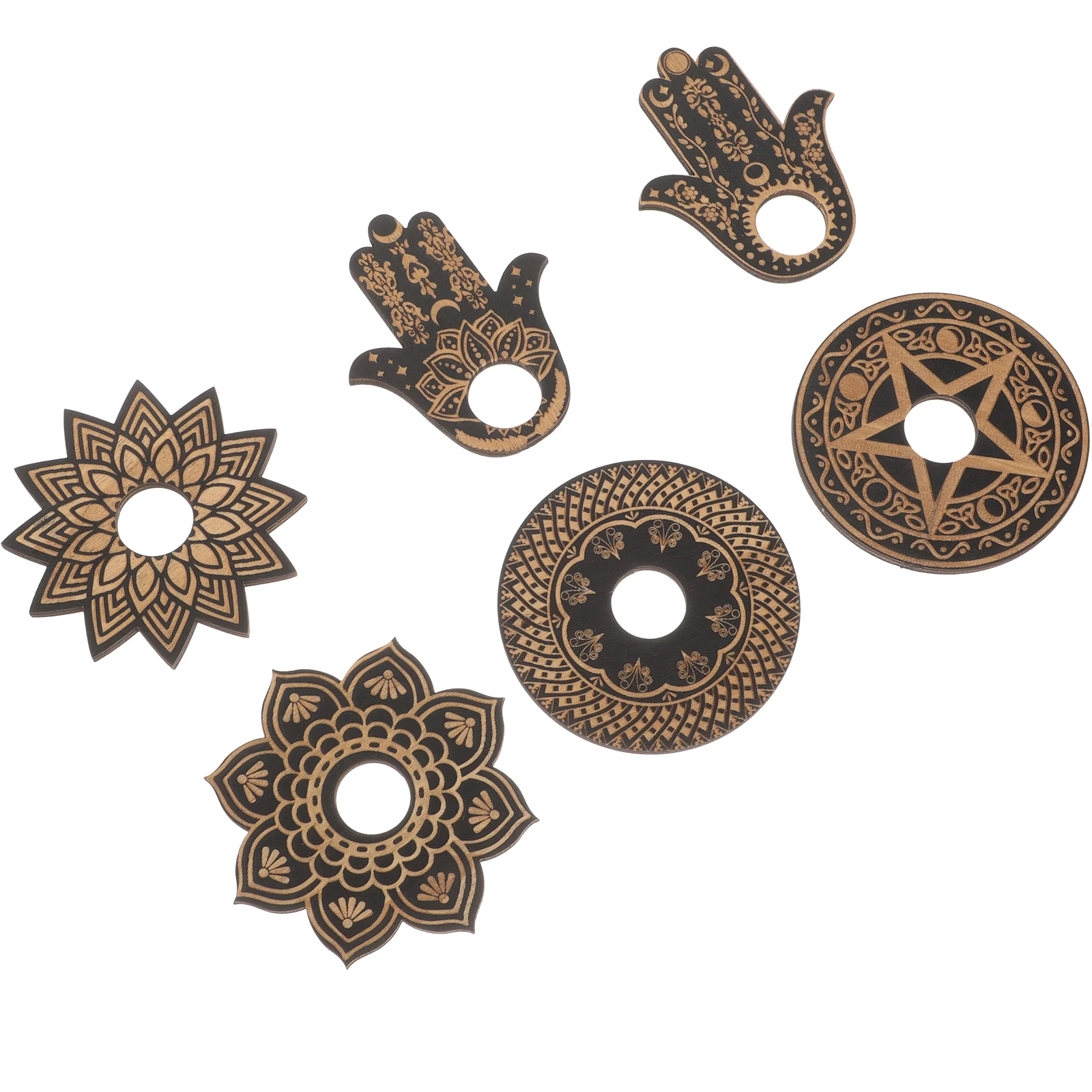 

Crystal Display Stand Wooden Sphere Small Ball Holder Rack Crystal-ball Support Base