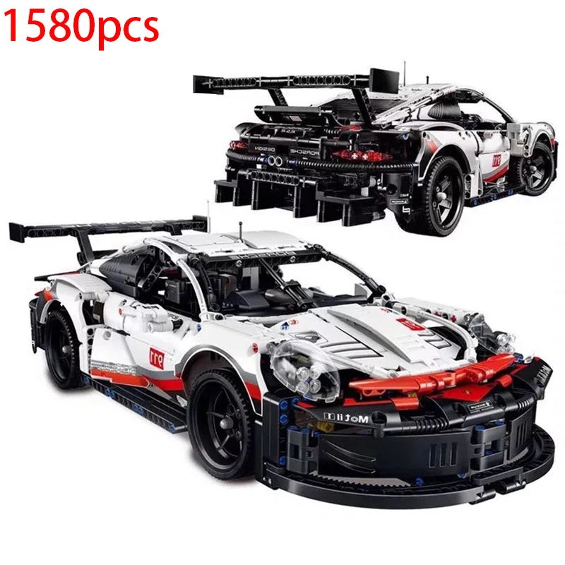 

Технический эксперт по сборке автомобиля Porscheed, строительные блоки, знаменитая модель гоночного автомобиля, комплект транспортных средств,...