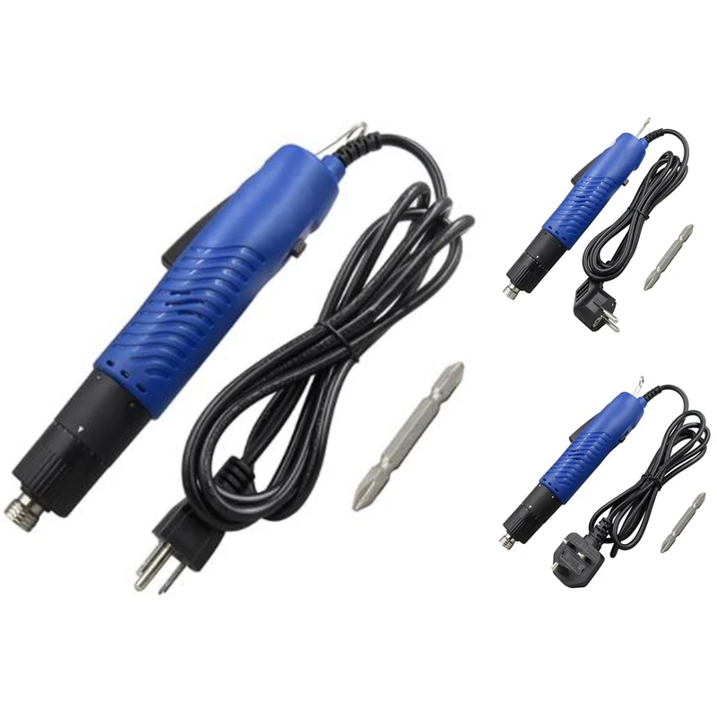 

Handheld Corded Electric Screw Driver Adjustable Torque 1/4-Inch Screw Bit Repair Tool