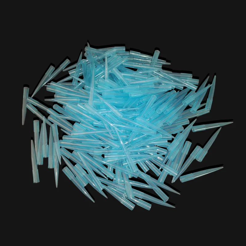 

500Pcs/bag 1ml Sterile Pipette Tips Disposable Pipette Tip Blue Plastic Liquid Transfer Pipets Pipette Tips 1000ul