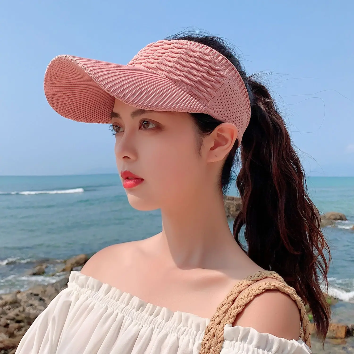 

New Women's Hat Empty Top Hat Breathable Adjustable Anti-UV Sun Hat Baseball Tennis Golf Running Travel Beach Outdoor Visor Caps