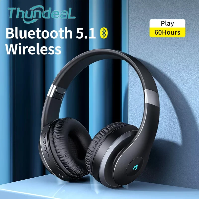 

Wireless Bluetooth 5.1 Headphone BH618 Loudspeakers Headset Multi-function Key In-Ear Foldable Earphone Support TF Card Type C