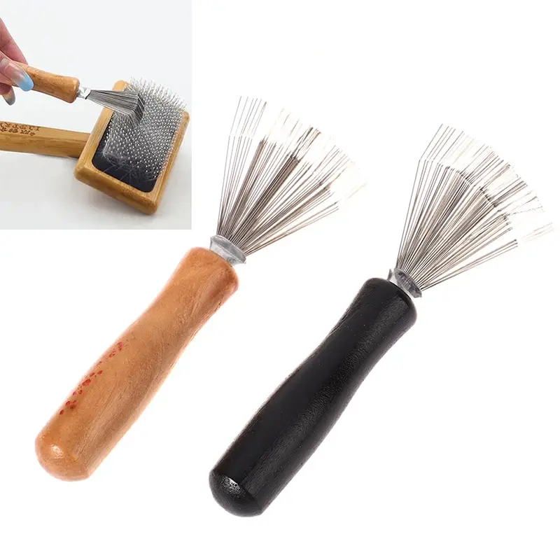 

Деревянная фотощетка, деликатная очистка, съемная щетка для волос, ручка, встроенный инструмент, щетка, очиститель сломанных волос