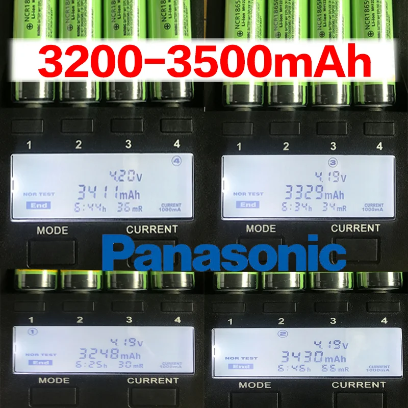 100% Новый оригинальный Panasonic NCR18650B 3 7 в 3400 мАч 18650 перезаряжаемая литиевая батарея