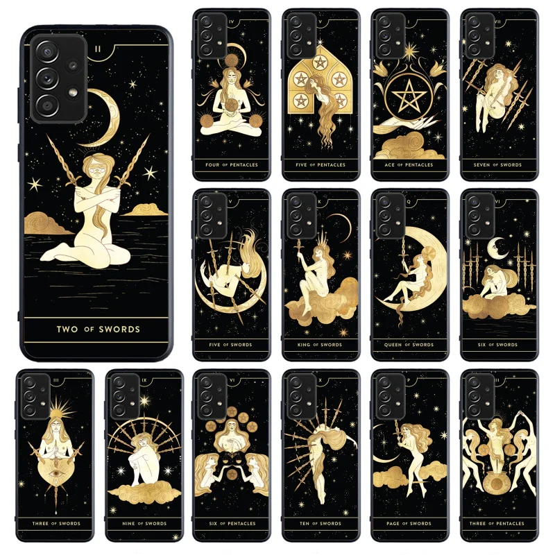 

Divine Feminine Tarot Phone Case for Samsung Galaxy A13 A22 A12 A32 A71 A11 A21S A33 A52 A72 A51 A50 A70 A31 M31
