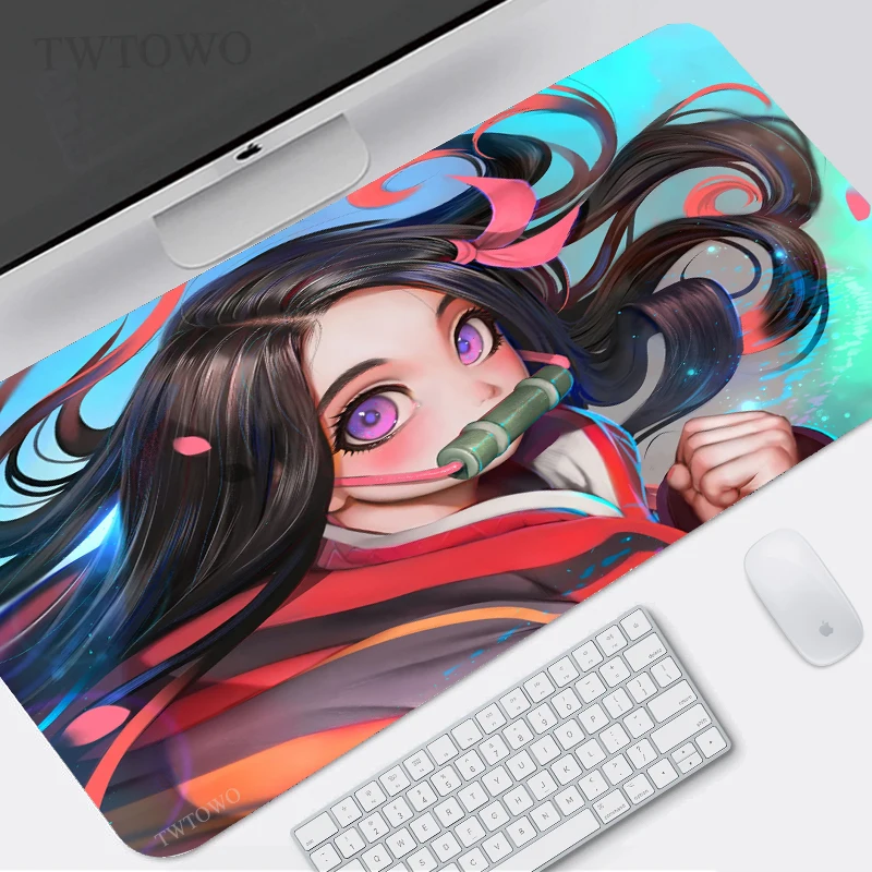 

Коврик для мыши с аниме «рассекающий демонов» Kimetsu No Yaiba, геймерский большой домашний коврик для мыши XL, новинка, коврики для мыши XXL, мягкий к...