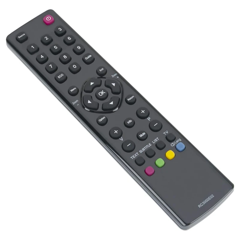 

RC3000E02 сменный пульт дистанционного управления для TCL TV L19E4103 L40E3000F L40E5200F L46E5300F L48F3300F L24D3260F L24D3270 L32D3260