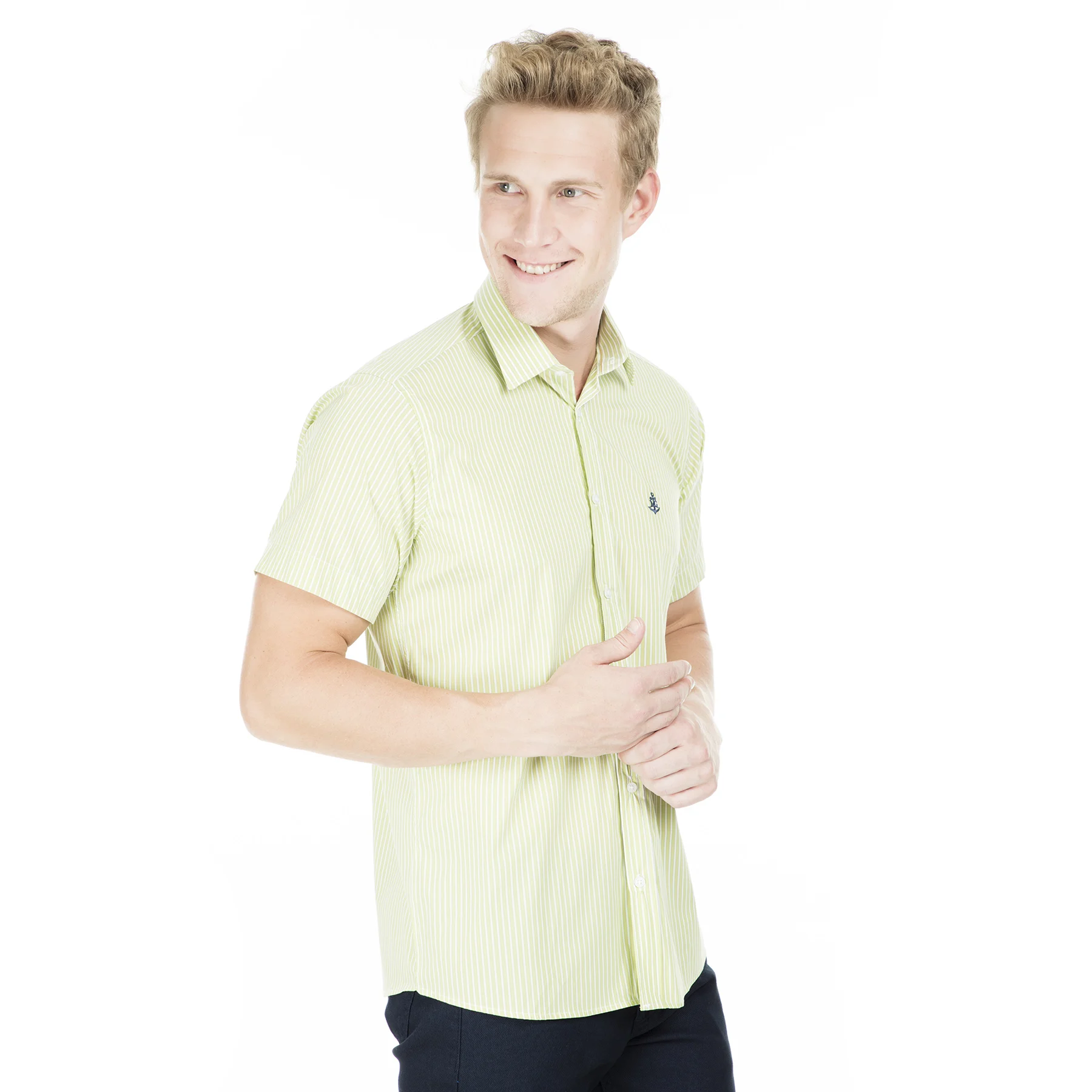 Мужская рубашка с коротким рукавом Quter & Shirt 5221005|Повседневные рубашки| |