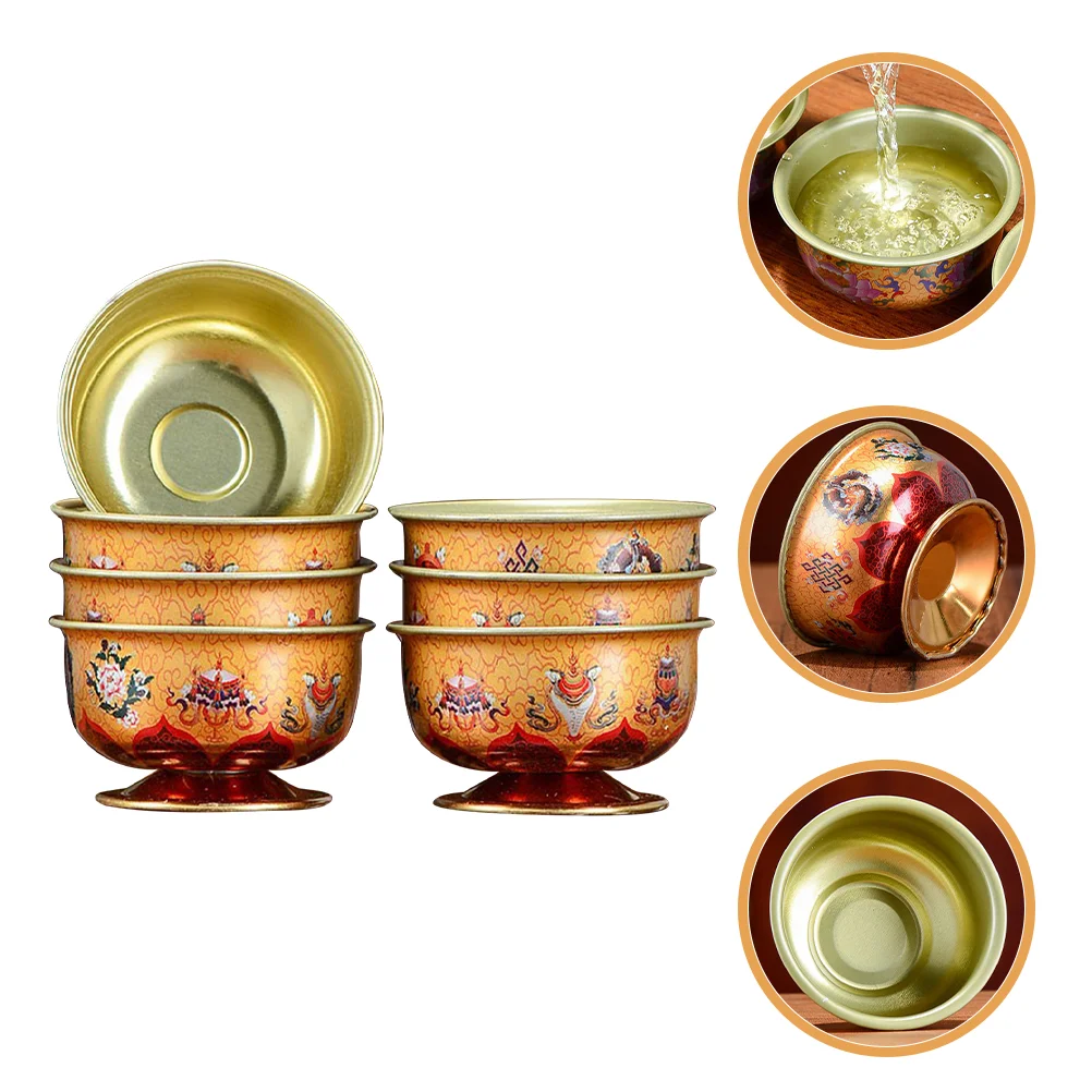 

Offering Bowl Buddhist Offering Water Cup Decorative Worship Bowl Buddhist Supply Water Supply Bowl In Front Of Buddha